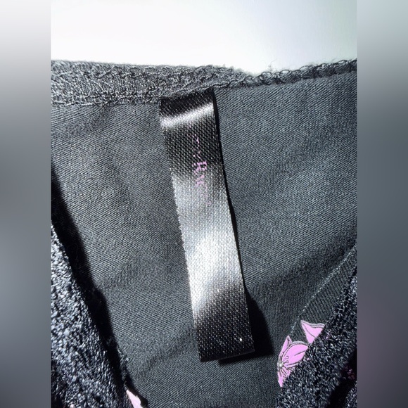 Spencers BodyRage skull w/ cherry blossom tree loungewear tank w/ elastic straps - Picture 6 of 12